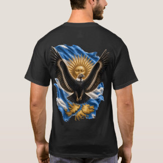 Camiseta Condor Andino Argentino Bandeira Malvinas Sol de M
