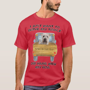 Camiseta Condução de caminhões Cão Mole Revestido Roda Mole