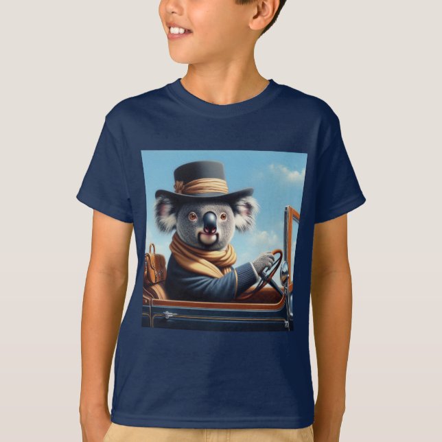 Camiseta Condução De Koala (Frente)
