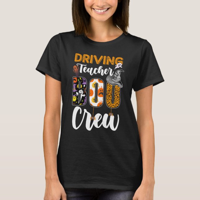 Camiseta Condução de Professores Bo Crew Ghost Drivers Hall (Frente)
