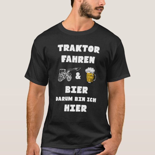Camiseta Condução De Trator E Instalação De Fábrica De Cerv (Frente)