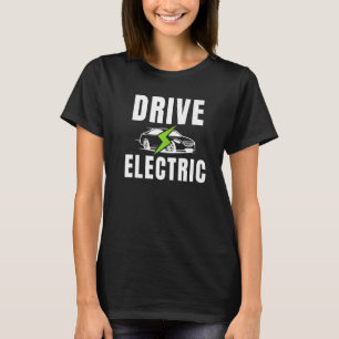 Camiseta Condução de veículos elétricos com motor elétrico