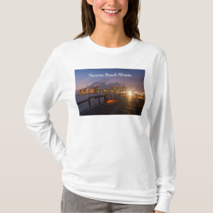 Camiseta Condução Em Navarre Beach Pier Long Sleeve Tshirt