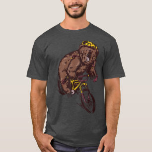 Camiseta Condução Para Trabalhar O Cavaleiro De Bike BMX Do