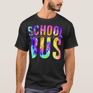 Camiseta Condução Segura De Volta À Escola Tie Dye School B