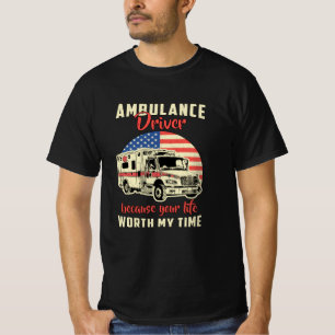 Camiseta Condutor Ambulante Porque O Seu Trabalho De Emergê