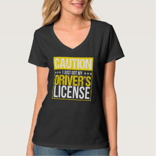 Camiseta Condutor da carta de condução