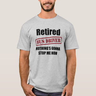 Camiseta Condutor de autocarro aposentado