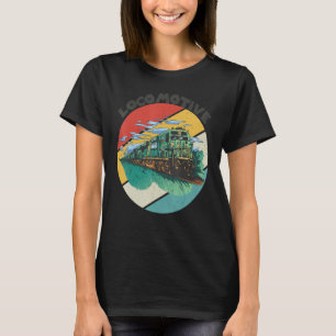 Camiseta Condutor de Locomotiva Trem de Ferro Ferrovia Tril