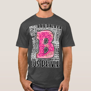 Camiseta Condutor de ônibus de tipografia Leopard 100th