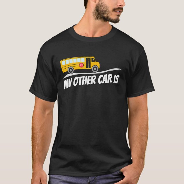 Camiseta Condutor de Ônibus Escolar Ideal Presente Grande Ô (Frente)