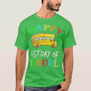 Camiseta Condutor De Ônibus No Último Dia Da Escola, Bus Dr