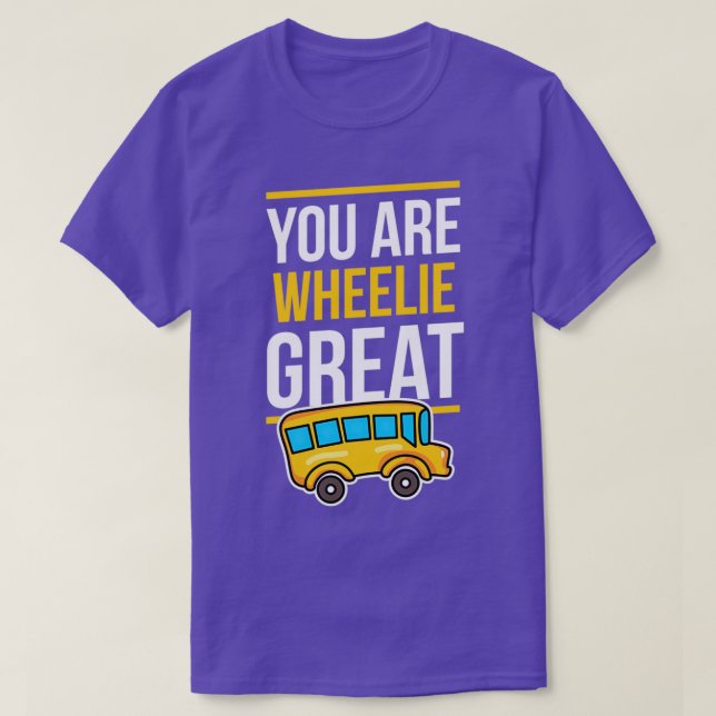 Camiseta Condutor de ônibus Você é o excelente de roda Ide  (Frente do Design)