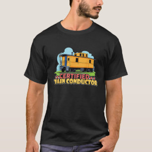 Camiseta Condutor de Trem Certificado Transporte Ferroviári