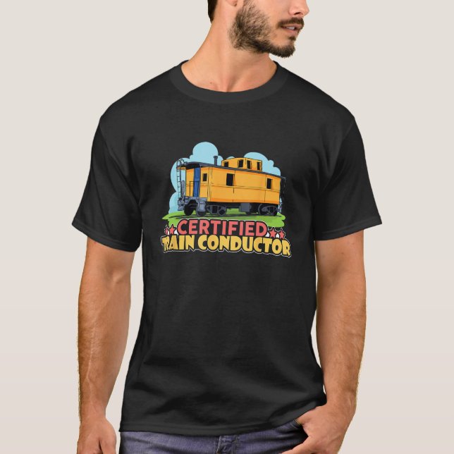 Camiseta Condutor de Trem Certificado Transporte Ferroviári (Frente)