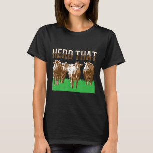 Camiseta Conduza aquela vaca vintage agricultor agricultura