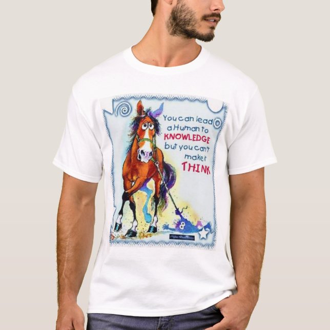 Camiseta Conduza um ser humano (Frente)