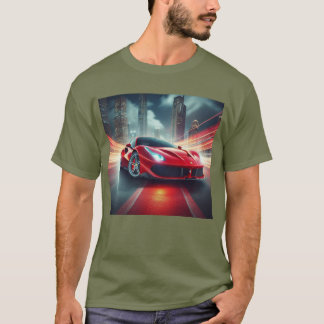 Camiseta Conduzido à velocidade: Tee l Rider Gráfico do Pis