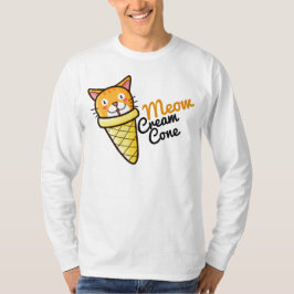 Camiseta Cone de Creme de Moedas Personalizável