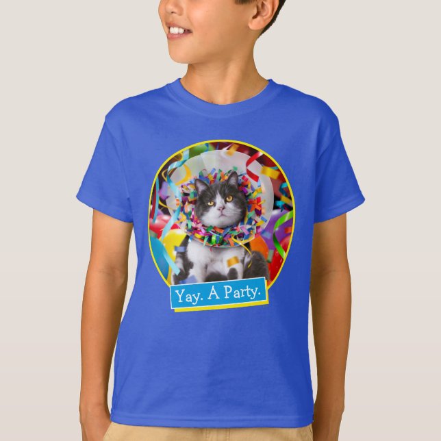 Camiseta Cone de Festas de Cat In (Frente)