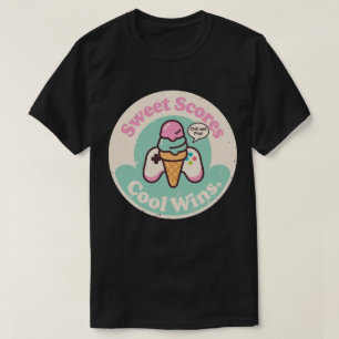 Camiseta Cone de Sobremesa de Controle de Jogo Estilo Retrô