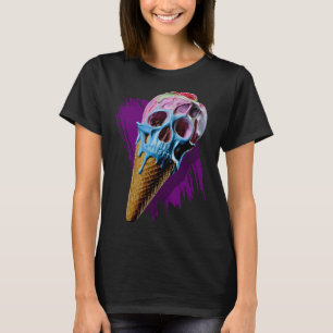 Camiseta Cone de Sorvete Crânio