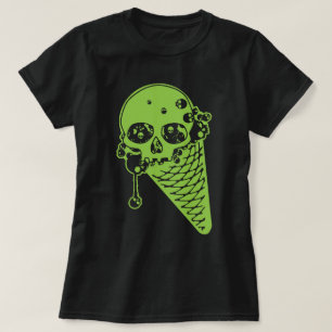 Camiseta Cone de Sorvete de Gelo Venenoso Verde
