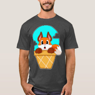 Camiseta cone de Sorvete de raposa