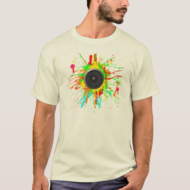 Camiseta Cone do auto-falante (Frente)