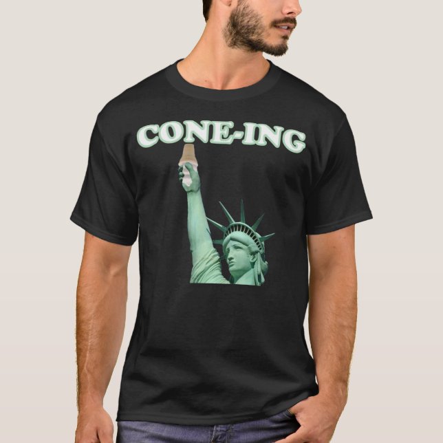 Camiseta Cone-Ing da liberdade (Frente)