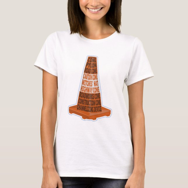 Camiseta Cone Orange Taraffic cone (Frente)