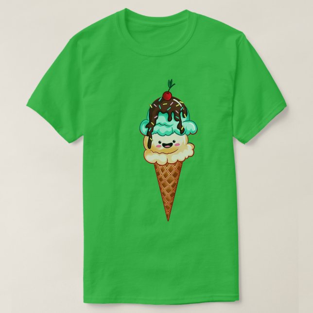 Camiseta Cone sorvete (Frente do Design)