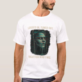 Camiseta Conectado, Desconectado – Arte de Tecnologia com F