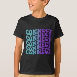 Camiseta Conectar a prevenção suicida Sensibilização para a