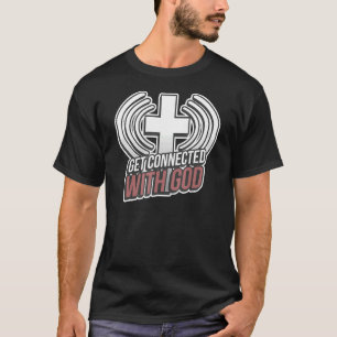 Camiseta Conecte-Se Com Deus Orador Inspirado Cristão S
