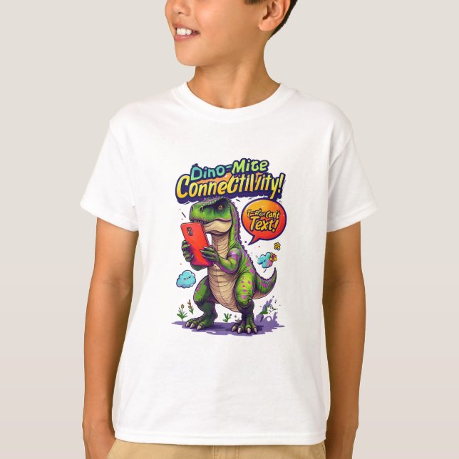 Camiseta Conectividade Dino-Mite (Frente)