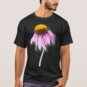 Camiseta Coneflower Echinacea Magnus Flower Premium