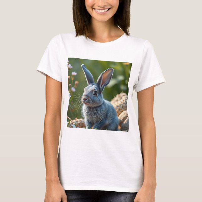 Camiseta Conejo en la Naturaleza (Frente)