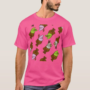 Camiseta Cones de Peixes Ouros de Taiyaki