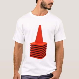 Camiseta cones do tráfego
