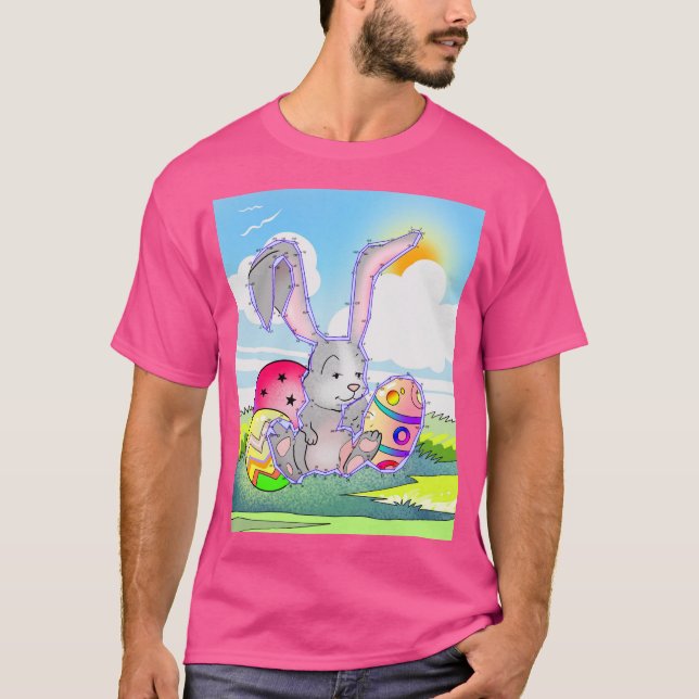 Camiseta Conexão Bunny de Páscoa (Frente)