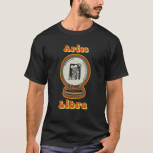 Camiseta Conexão de Alma Áries e Libra Zodíaco