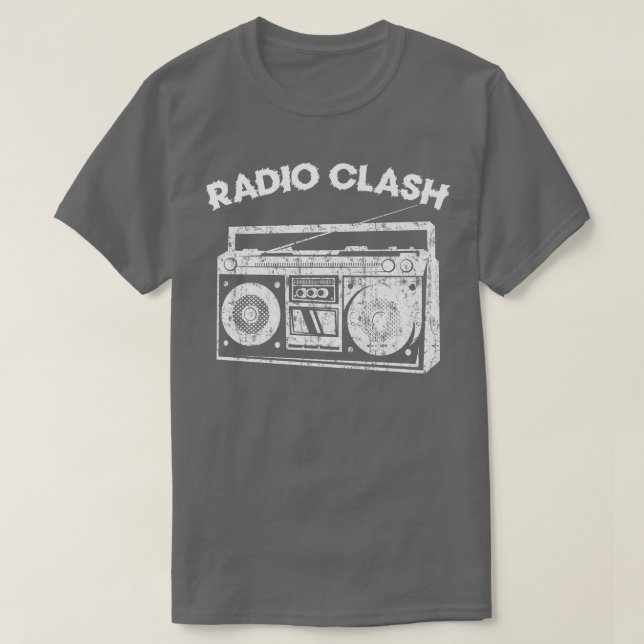 Camiseta Conexão de Rádio do Punk Retroativo (Frente do Design)