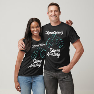 Camiseta Conexão Diferente Igual Incrível Neurodiversidad