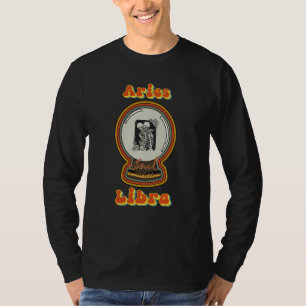 Camiseta Conexão Espiritual Áries e Libra Zodíaco