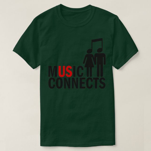 Camiseta Conexões de Música 2 (Frente do Design)