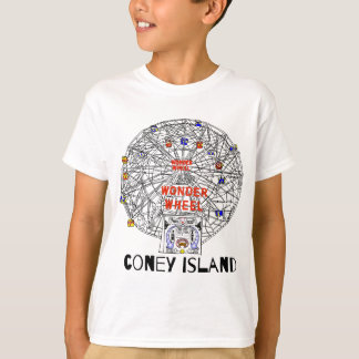 Camiseta Coney Island Brooklyn Nova Iorque Ferris Wheel