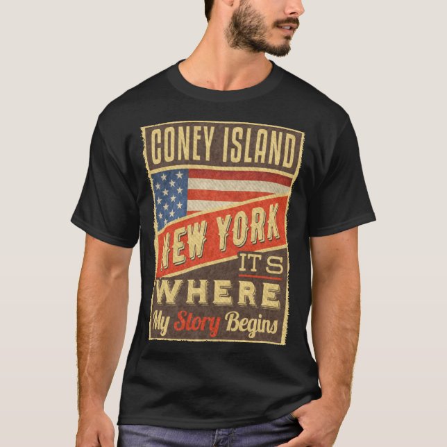 Camiseta Coney Island New York _1  (Frente)