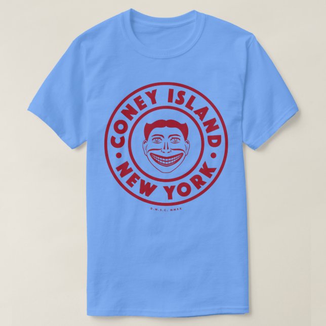 Camiseta Coney Island Nova Iorque Red Steeplechase Face (Frente do Design)