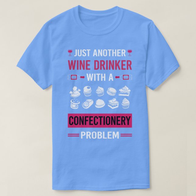 Camiseta Confeccionador de Bebidas de Vinho (Frente do Design)